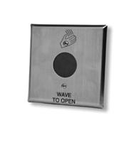 216 - MsSedco "Touchless" Push Plate - Hands Free Activation