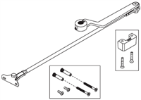 22-13992-51 / A-60787 - Outswing Arm 30" Rod - (CLEAR ANODIZED) - (NABCO/Gyrotech GT300/400/500/600, GT710/8710/8500/8600)