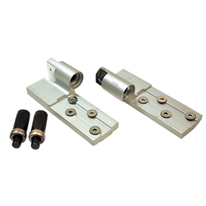 352-205 Bi-Fold Hinge Set CLEAR Set Of 2 (Gildor)