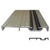 5-11-4007-08 - 4 1/2"W Pin Guide FBO Threshold Includes Vinyl Inserts (Length 8 Feet) - (Record/KM 1100/5100)