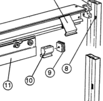 515101 - Ball Detent - (#10 Hanger Portion) - (Stanley ICU 7000)