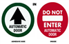 75-20-101 - "IN ONLY" - â€‹7 1/2"H x 7 1/2"W - (Two Sided) - ANSI 156.10 COMPLIANT - (Decal)