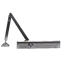 Door Controls 8116BC-AL - 8000 Premium Series - (ADA - ADJUSTABLE SPRING POWER 1-6) - Door Closer w/Slim Cover (Aluminum Finish)