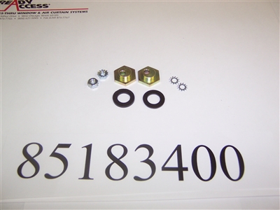 85183400 - Hanging Hardware Kit for Bi-parting Window (2 Adjustment Nuts) 131 / 600 / BO-10 - (Ready-Access)