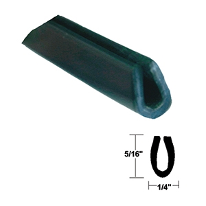9-70-0077 - Bottom Pin Guide Track Cap - (SOLD PER FOOT) - (Record/KM 1100 5100)
