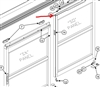 9-99-0053 - Manual Flushbolt Plastic Guide (ICU/CCU)