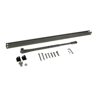 9130-3077PLCM-AL - Standard Pull Arm w/Track - PLCM - CL - (ALUMINUM) - (DOM Benchmark)