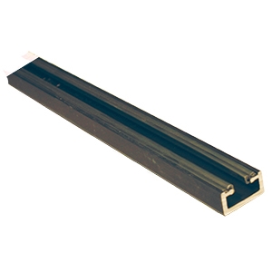 C0269RB - 4ft. - INVERTED Bottom Pin Guide Track (4 FOOT) -DARK BRONZE- (Horton 2000 Linear, Belt, 2001, 2003, ICU)