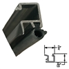 C0338RB-4FT - 1/4in. Glass Stop w/Vinyl - (Bronze) - 4FT SECTIONS -  (Horton)