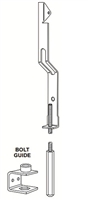 C0883 - Drop Bolt / Lock Rod & Bolt Guide - (ONLY) - for 31/32" Hook Bolt Lock - (#C0454) - (Horton)