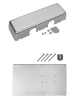 CONCR441KIT-AL - Tandem Drop Plate 441 Kit w/Sleeve Connector, Sleeve Nut and Hardware - (Closers NOT Included) - (Aluminum Finish) - (CAL-ROYAL)