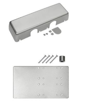 CONCR441KIT-AL - Tandem Drop Plate 441 Kit w/Sleeve Connector, Sleeve Nut and Hardware - (Closers NOT Included) - (Aluminum Finish) - (CAL-ROYAL)