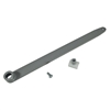 DS1947-01A / DK2515-01A - Track Arm w/Slide - 0in. Reveal - (Clear Aluminum) - (Dorma Ed400, 700)