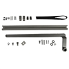 DS2222-01B - "OBSOLETE" - RH Track Arm w/Slide Track & Hardware Kit - 0-6in. Reveal - (Dark Bronze) - (Dorma Ed400, 700)