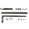 DS2223-01A - "OBSOLETE" - LH Track Arm w/Slide Track & Hardware Kit - 0-6in. Reveal - (Clear Aluminum) - (Dorma Ed400, 700)