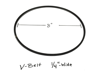 EAU.0046 -  Tlp/Tep Encoder "V" Belt (V Belt, 1/4" Wide) - (Tormax Tx9000)