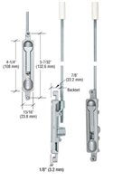 FB1 - 1/8" Offset Flush Bolt (Aluminum Finish)