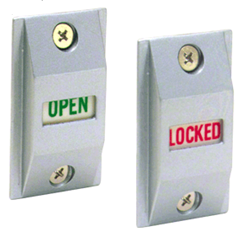 Lock Indicator (Aluminum Finish)