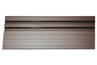 14-9016-01-04 - Threshold - Aluminum Extrusion  (4 FOOT LENGTH) Floor Track w/Vinyl - (Nabco/Gyrotech 1175)