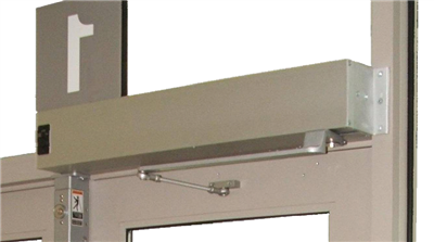 MAC-LR1C-42.0-R - 42" Right Hand Out Operator Assy.  - (LOW ENERGY) - (Clear Anodized) - (MOTION ACCESS CONDOR)