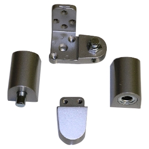 Door Controls OP14G-DUL US Aluminum Style Pivot Set - Left Hand (Dark Bronze Finish)