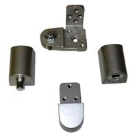 Door Controls OP14KM-DUR Pittco Style Pivot Set - Right Hand (Dark Bronze Finish)
