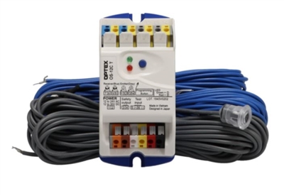 OS-12CDT - Double Safety Beam Set w/Control Box - (SELF MONITORED) - 23ft. - (OPTEX)
