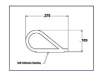 US08-0784-01 - VERSAMAX PK33 SMOKESEAL 17' ROLL - (Besam ICU)