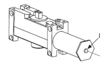 V-00105 / 24-5650-01 - RH LCN Manual Closer (GT710 MANUAL CLOSER ONLY) - (BRAND NEW) - (Nabco/Gyrotech 710/8710)