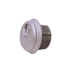 TWO Mortise Cylinders (Keyed ALIKE) Aluminum Finish