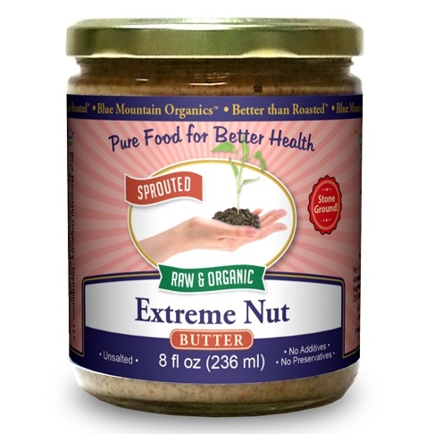 Extreme Nut Butter 8 oz. - SPROUTED, Certified Organic, Raw