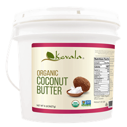 Coconut Manna, Coconut Butter -  BULK  (raw, organic, whole ground coconut) - 1 gal.  / 8 lbs