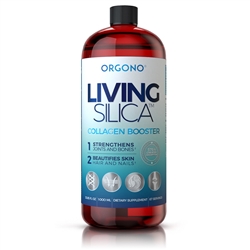Orgono Living Silica - Collagen Booster - Reformulated 2x Stronger - 1000ml/34oz.Liquid  - Silicium Laboratories