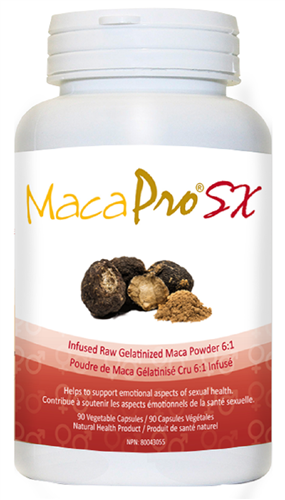 Maca Pro SX - Infused Raw Gelatinized Maca Powder - 90 veg caps