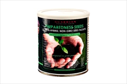 Garden Can of Preparedness Seeds