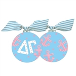 Delta Gamma Anchor Glass Ornament