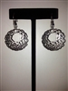 Scroll Earrings - Black