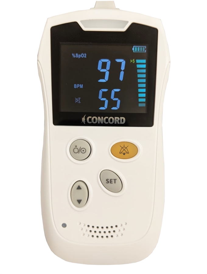 Concord Handheld Pulse Oximeter with Alarm