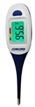 Concord Digital Thermometer with Large Back-lit LCD Screen, Flexible tip and Alarm Feature
