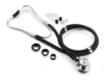 Sprague Rappaport Stethoscope McKesson LUMEONâ„¢ Black 2-Tube 22 Inch Tube Double Sided Chestpiece