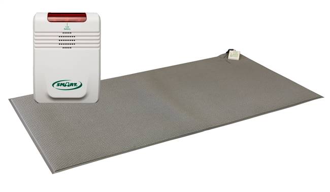 Easy-to-Use CordLess Fall Prevention Alert With Floor Mat System