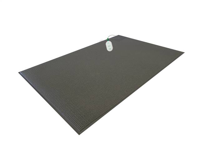 CordLess Weight-Sensing Replacement Floor Mat (Gray, 24"x36")