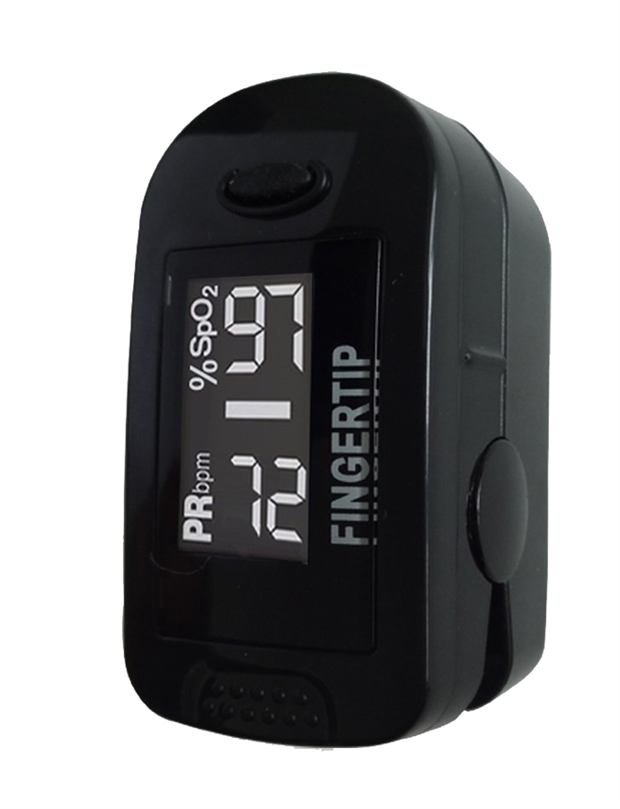 Concord Black Fingertip Pulse Oximeter Pediatric / Adult