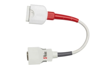 Masimo SET 2523 M-LNC-1 1FT/.3M SpO2 Patient Extension Adapter Cable M-LNCS 15 Pin to LNC 14 Pin Connector