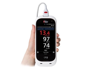 Masimo Rad-67 for Spot checking hemoglobin (SpHb&reg;), arterial oxygen saturation (SpO2), pulse rate (PR), and perfusion index (PI)