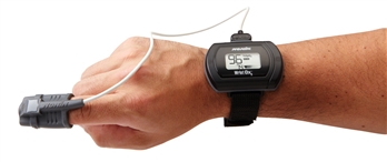 Nonin WristOx2 3150 Oximeter on Wrist with Fingertip Sensor