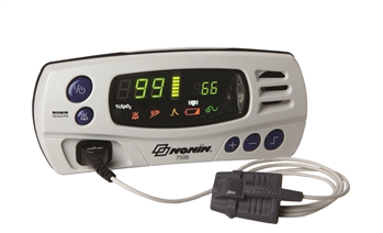 Nonin 7500 Tabletop Oxygen Saturation Monitor with Alarms