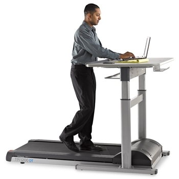 TR1200-DT7 Treadmill Workstation with Electric Height Adjustable Desk