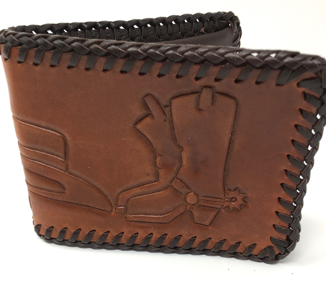 Handmade Leather Cowboy Wallet