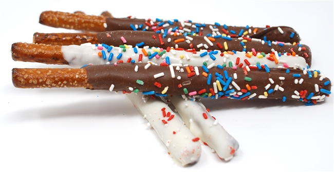 Chocolate Covered Pretzel Rods